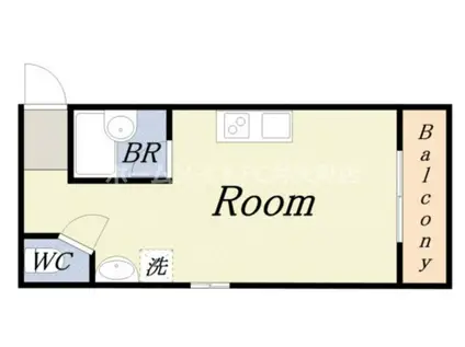 エスポワール夕凪(ワンルーム/3階)の間取り写真