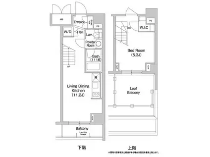 コンフォリア豊洲(1LDK/8階)の間取り写真