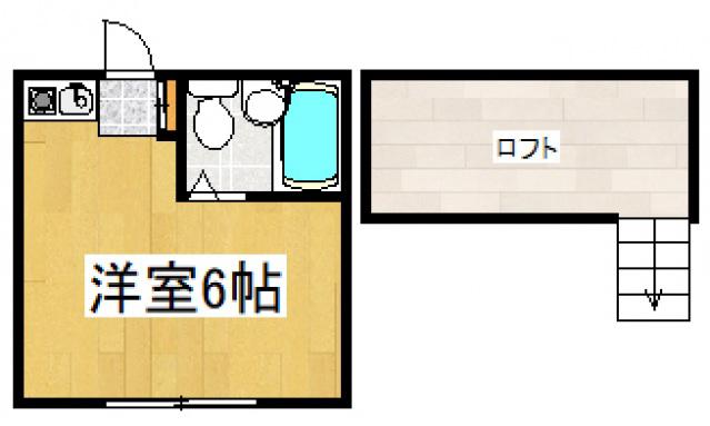 アパルトヴィヴァン(ワンルーム/1階)の間取り写真
