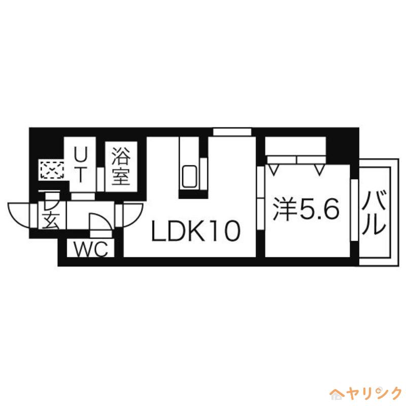 BLASTO RESIDENCE(1LDK/5階)の間取り写真