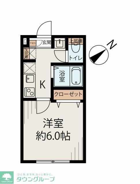 LUXE松戸(1K/3階)の間取り写真