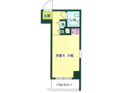 マートルコート駒込(ワンルーム/7階)の間取り写真