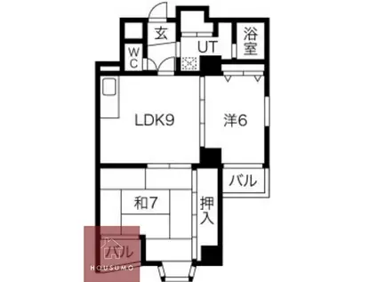 第2アーバンス新大阪(2LDK/7階)の間取り写真