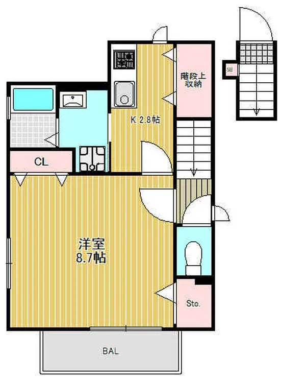 ホワイトクレスト小山台 2階階 間取り