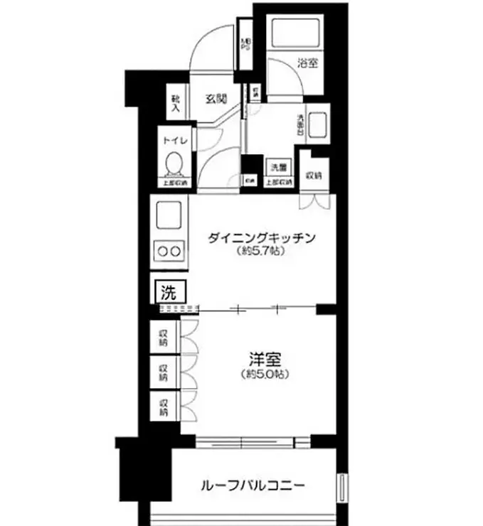 ライオンズアイル赤坂 6階階 間取り