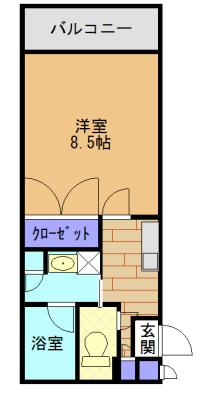 JB PLAZA(1K/3階)の間取り写真