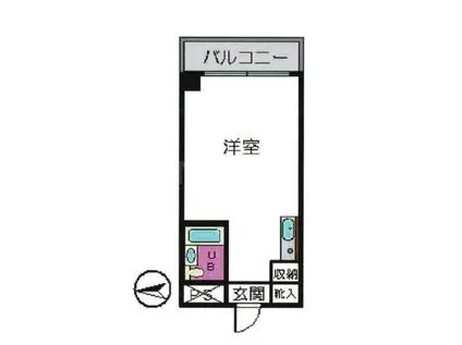 メゾン・ド・ノア明神町(ワンルーム/4階)の間取り写真