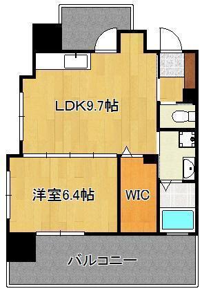 フェルト127(1LDK/15階)の間取り写真