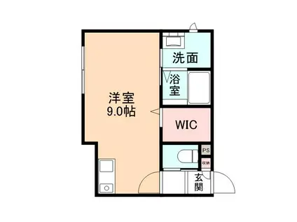 レージュ太閤山III(ワンルーム/1階)の間取り写真