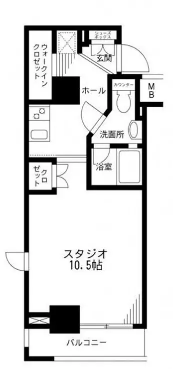 レジディア九段下 3階階 間取り