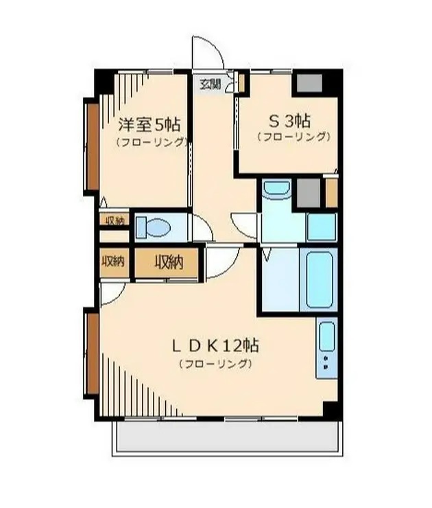 丸玉屋小勝ビル 2階階 間取り