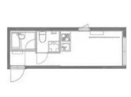 GC小山(ワンルーム/5階)の間取り写真