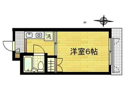 ステージ久が原(1K/3階)の間取り写真