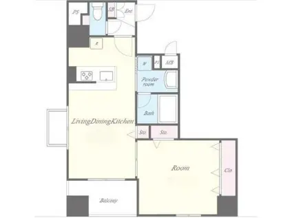 レスポワール エフ(1LDK/7階)の間取り写真