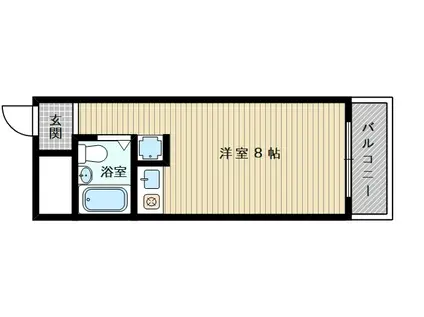 朝日プラザ淡路(ワンルーム/9階)の間取り写真