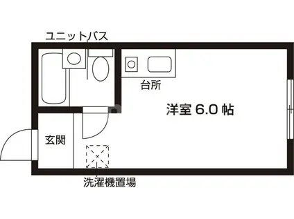 VAL近大正門前(ワンルーム/2階)の間取り写真