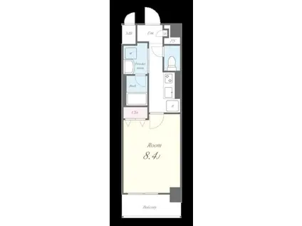 セイワパレス吹上公園(1K/2階)の間取り写真