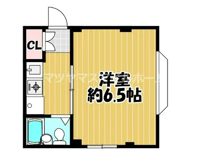 サングリーン江端(1K/2階)の間取り写真