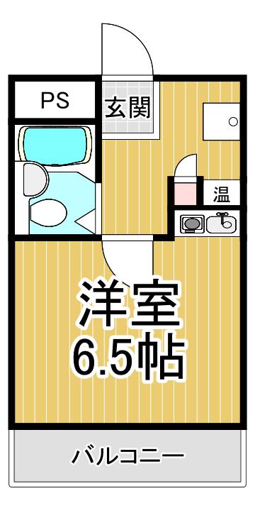 セントナルオ(ワンルーム/3階)の間取り写真