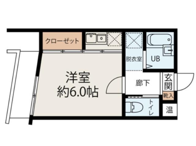 アヴァンセ西遊(1K/3階)の間取り写真