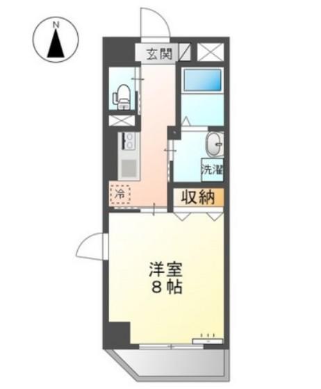 グラン ソート 柳町(1K/7階)の間取り写真