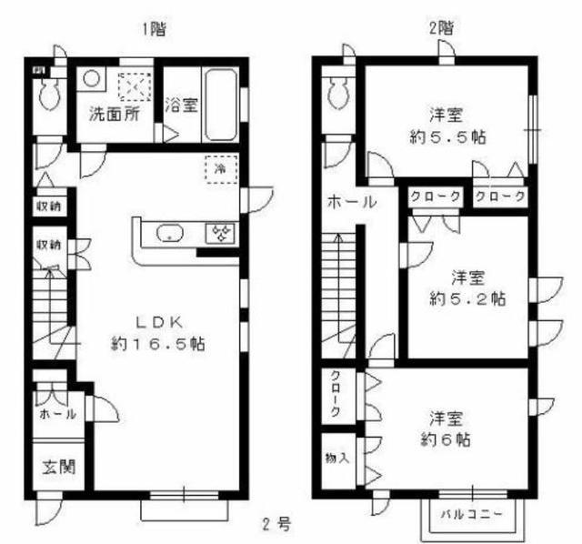 ヴァルヴェルデ(3LDK/1階)の間取り写真