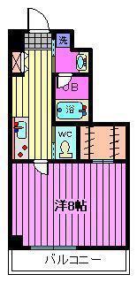 COOPハウス(1K/3階)の間取り写真