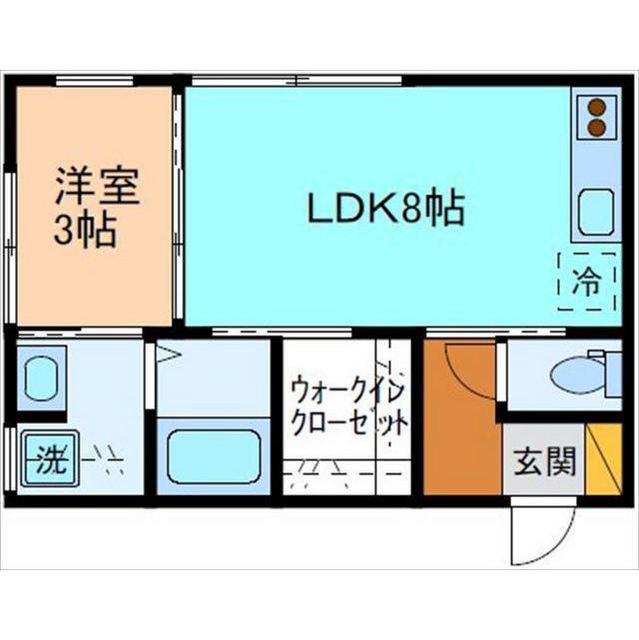 NOUVELLE(1LDK/2階)の間取り写真