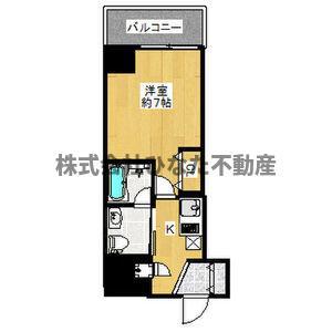 プリエールTAT江戸堀(1K/8階)の間取り写真