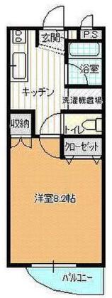 アーバン21(1K/1階)の間取り写真