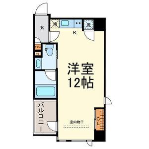 COZY徳川園(ワンルーム/7階)の間取り写真