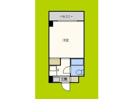 サバーブシティXIII(ワンルーム/7階)の間取り写真