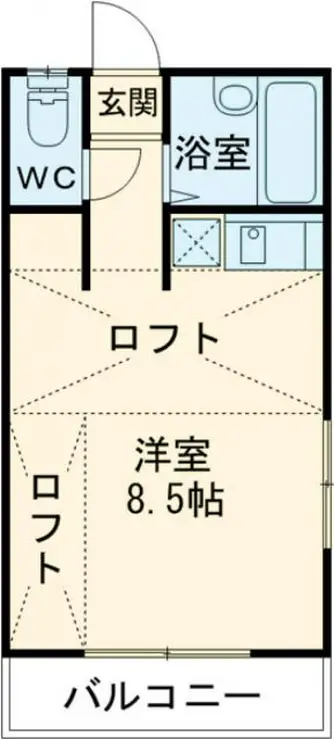 ローズヴィラ明神町 2階階 間取り