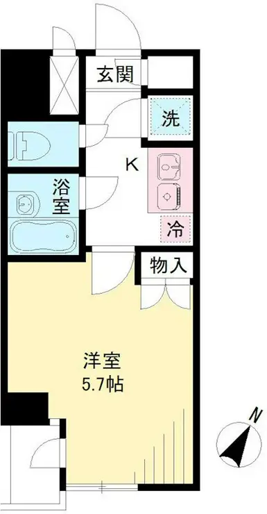 ダイヤメイト聖蹟 8階階 間取り