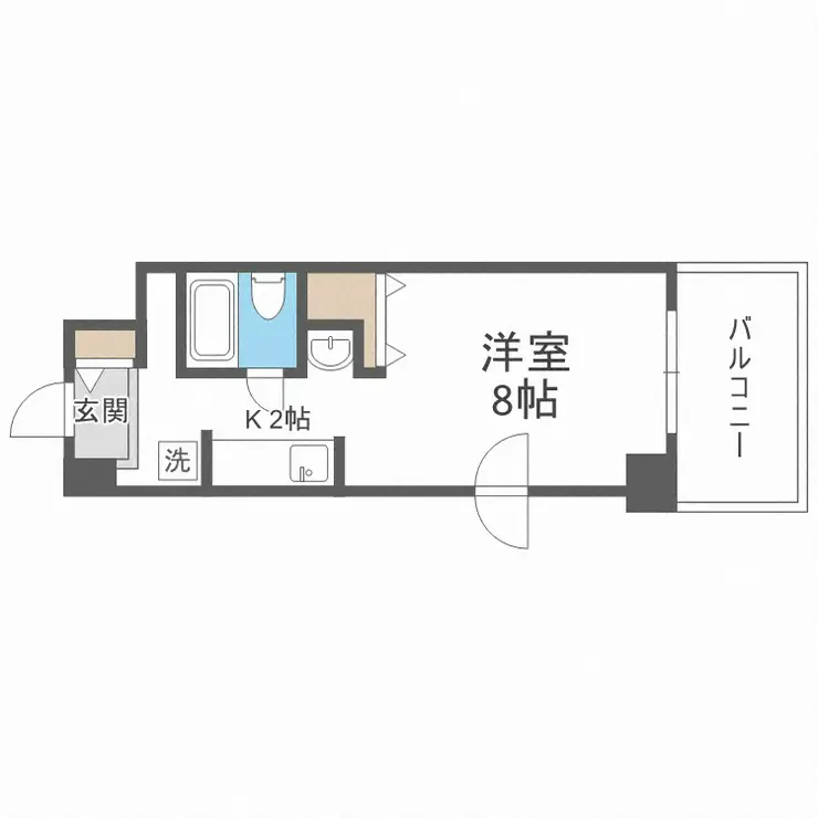 レオパレスコートアベIV 1階階 間取り