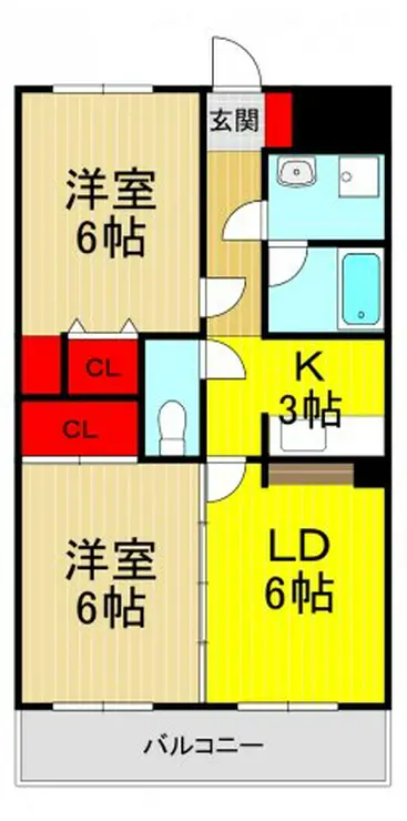 グランベル 6階階 間取り