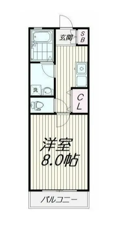 フォルムフェルト目黒 1階階 間取り
