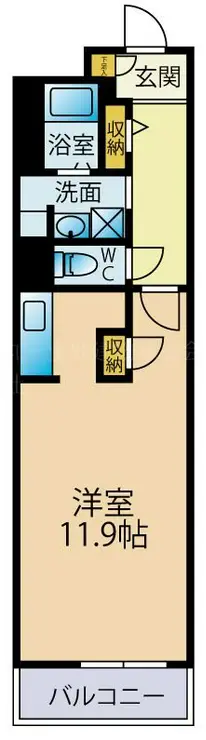 プレミール・コート 3階階 間取り