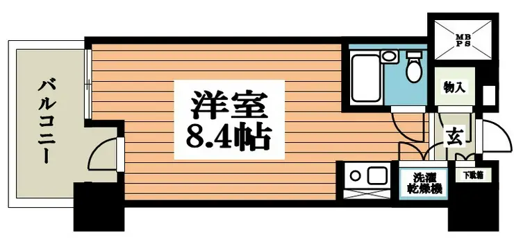 ルネ御苑プラザ 12階階 間取り