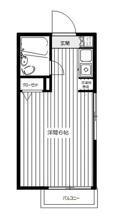 ヴィラ仁 2階階 間取り