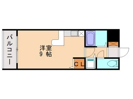 メゾン・ド・香椎参道(ワンルーム/2階)の間取り写真