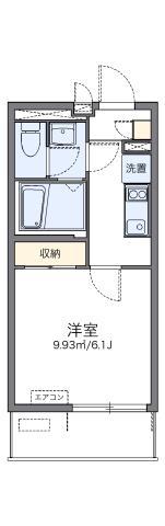 レオネクスト日新大阪(1K/4階)の間取り写真