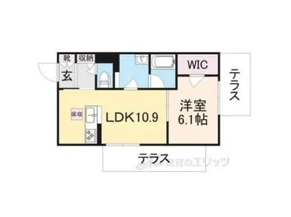 シャーメゾン LEAF(2LDK/2階)の間取り写真