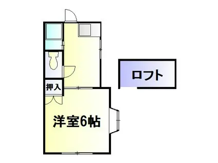 ラ・ソネット桜台(1DK/1階)の間取り写真