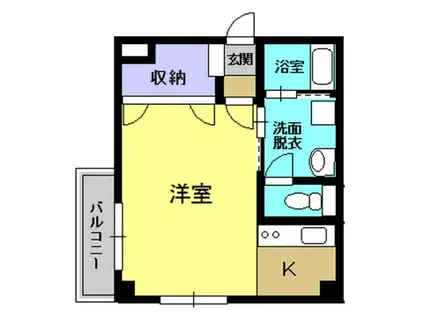 DREAM松原(ワンルーム/8階)の間取り写真