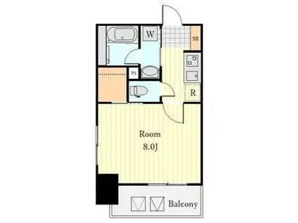 リヴシティ新栄(1K/4階)の間取り写真