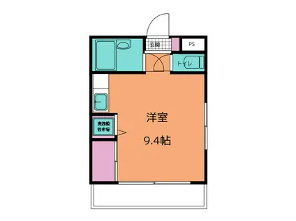 フェリス・N(ワンルーム/3階)の間取り写真
