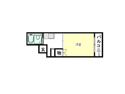 ASSOCIE中広(1K/5階)の間取り写真