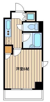 ルーブル中村橋弐番館(1K/5階)の間取り写真