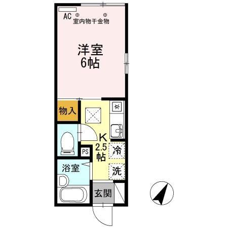 文京学舎(1K/1階)の間取り写真